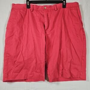 Polo Ralph Lauren Mens Chino Shorts Size 40 Red Pink Classic Fit Preppy Vintage